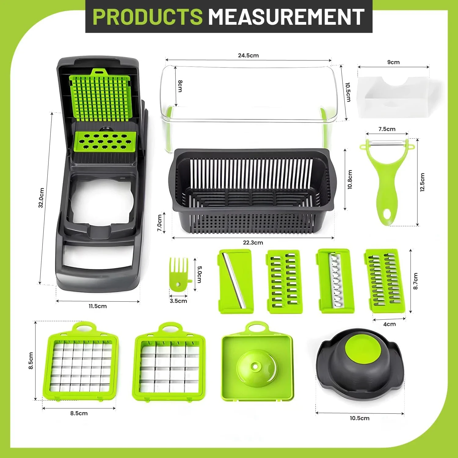 12/22 em 1 multifuncional picador de vegetais cebola ralador cenoura batata triturador frutas slicer alho chopper cozinha gadget ferramenta