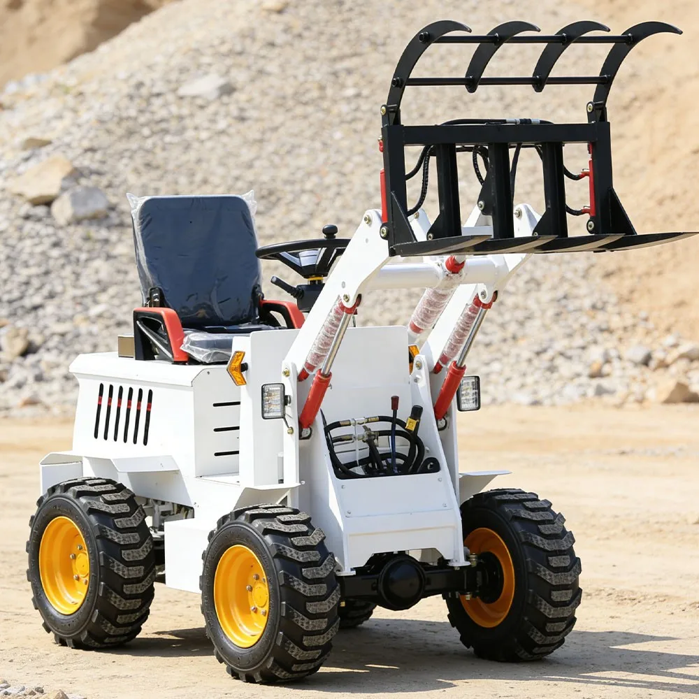 

Hot Sales Tienu EPA Engine 700kg 800kg Front Telescopic Arm Wheel Loader with Attachments for Sale