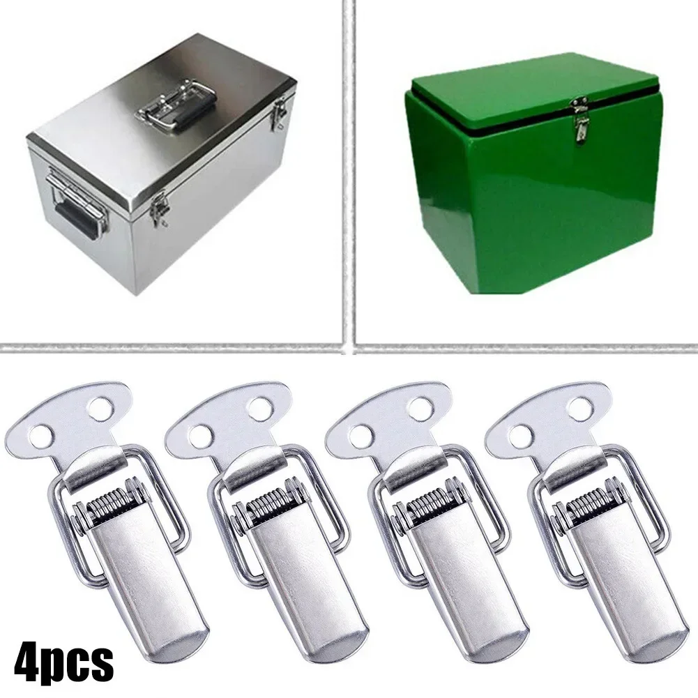 4PCS Toggle Latches Spring Loaded Clamp Clip Case Box Latch Catch Toggle Tension Lock Lever Clasp Closures Crate Lock Snap lock