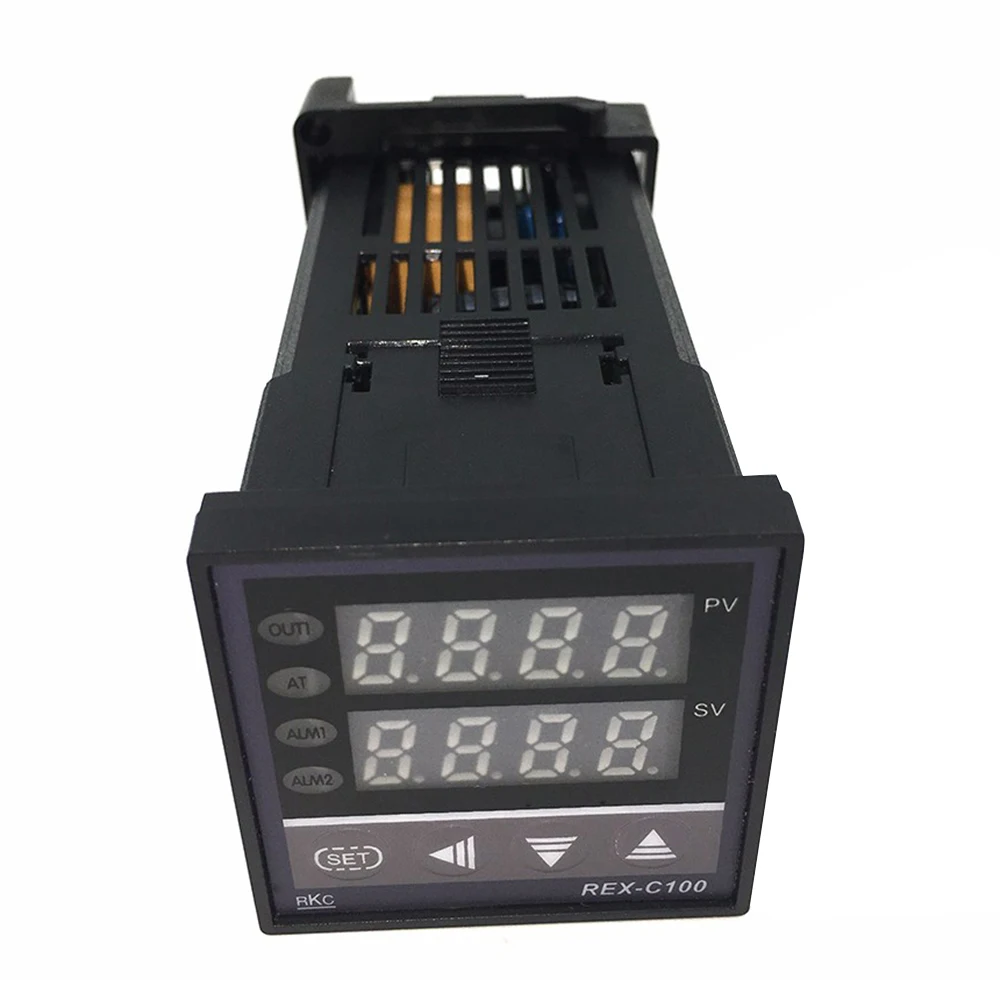 REX-C100FK02-V * DN régulateur de température Intelligent sortie SSR + SSR-40 + Thermocouple de sonde K + dissipateur thermique SSR-40