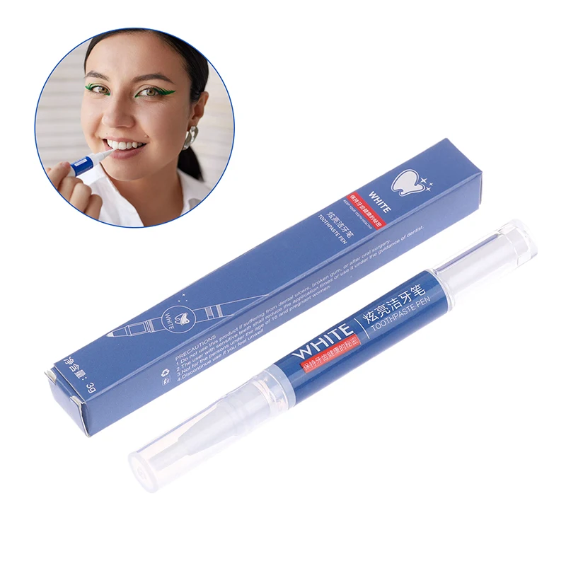 3ml Teeth Whitening Stain Remover Brightening Gel Pen Effective Remove Plaque Stains Oral Teeth Care Pen Teeth Whitening Tools