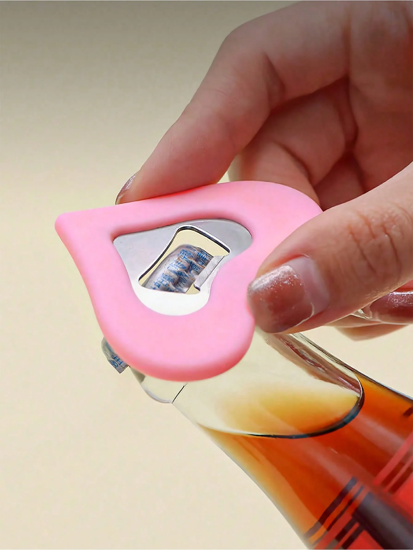 1pcs stainless steel simple bottle opener, sturdy and durable beer bottle opener