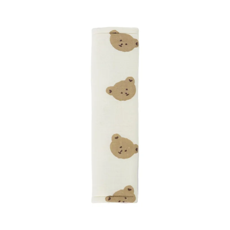 Car shoulder strap Cartoon Bear Rabbit seat belt shoulder strap cover advanced cotton yarn comfort car seat belt shoulder strap