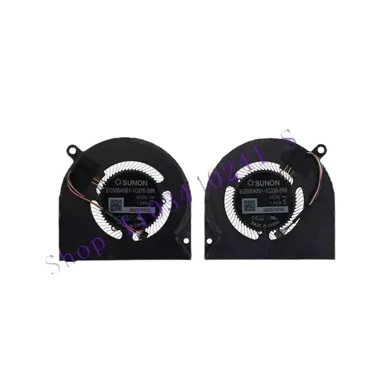 

Laptop CPU GPU Fan For Razer Book 13 RZ09-0357 RZ09-03571EM L&R **