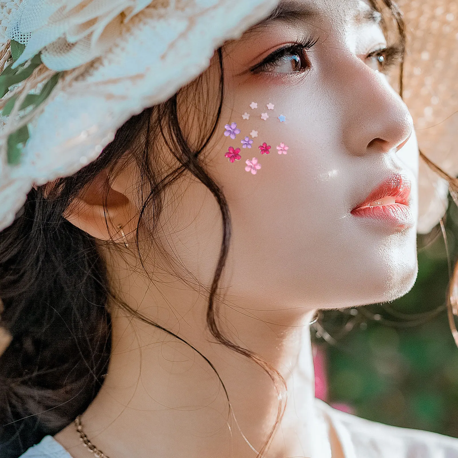 أكريليك وجه أحجار كريمة 12 ورقة ملصقات حجر الراين التصاق قوي للحرف اليدوية والأظافر أحجار كريمة لاصقة للحرف اليدوية