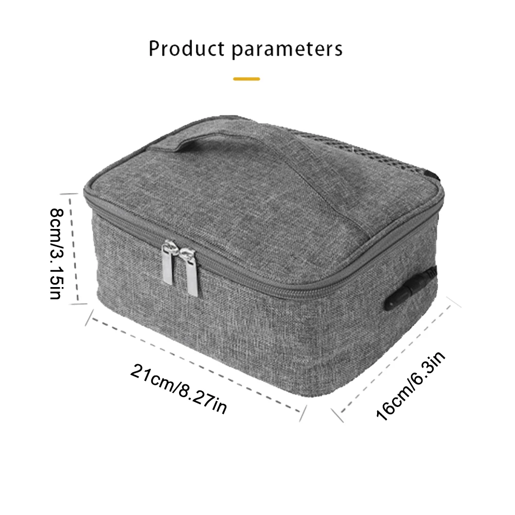 USB Rechargeable Electric Heating Bag Reusable Electric Lunch Bag Electric Thermal Lunch Bag for Youth Kid Boys Girls Teen Adult