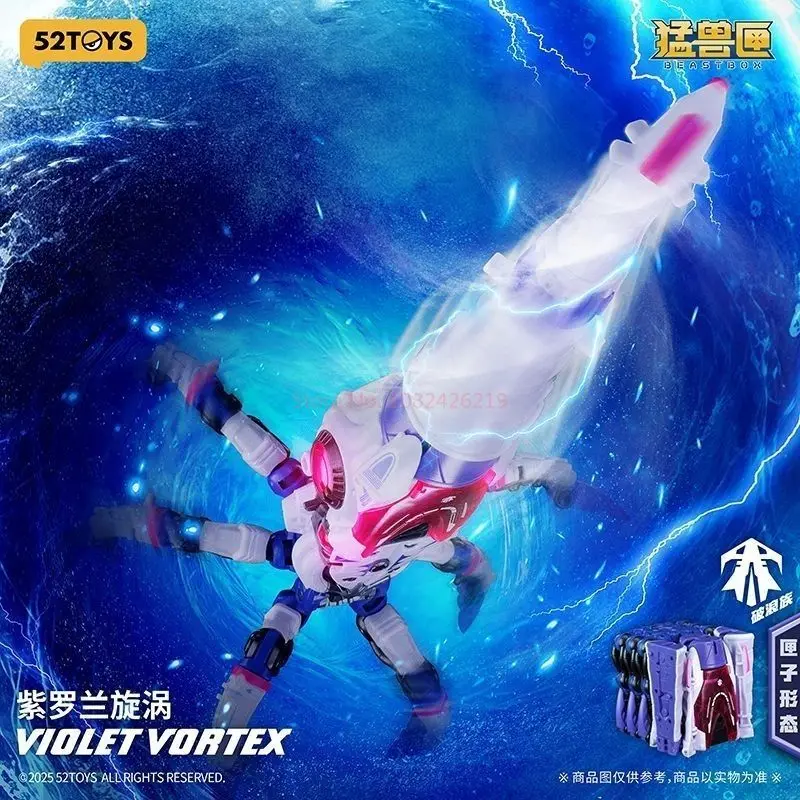 New Sale 52toys Transformation Beastbox Bb-52vv Violet Vortex Deformation Robot Anime Action Figure Collectible Toys Gift