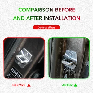 Sound-shock door lock plug, deaf seal, Deadener for BMW Series 3, F30, F31, F34, F35, E90, E91, E93, 2005-2018 10 Main Sales Hand Brake i30 - №5