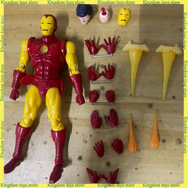 

In Stock Original Mafex Anime Figures Iron Man Figure NO.165 Action Figurine PVC Collect Statue Desk Decoration Ornament Gift