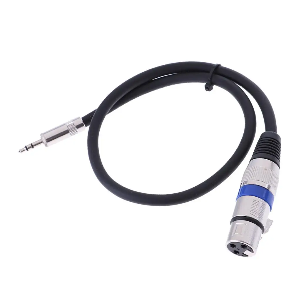 3,5-mm-Stecker auf XLR-Kabel, 3,5-mm-Stecker auf XLR-Buchse Audiokabel für Mikrofon