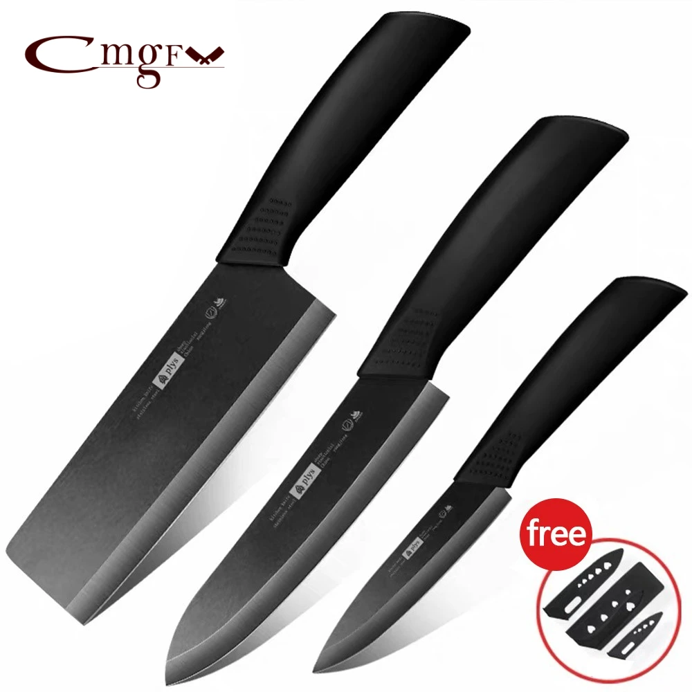 Ceramic Knife Set Kitchen knife Household Cooking knifes Chef Special Sharp Cutting vegetables Meat cleaver - Fruit knife set