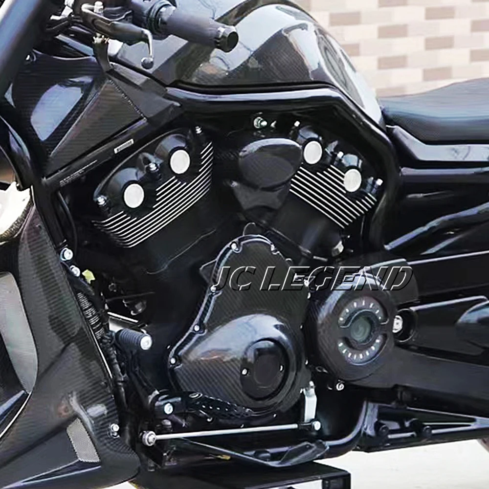 Carbon Fiber Horn Cover For Harley V-Rod VROD VRSC Night Rod VRSCDX Muscle VRSCF VRSCAW VRSCA 2002-2017 Horn Protection Guard