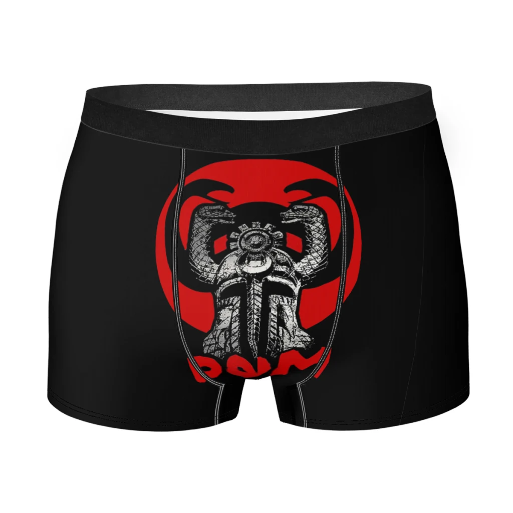 Red Vintage Snake Good Tattoos Never Die Underpants Cotton Panties Man Underwear Print Shorts Boxer Briefs