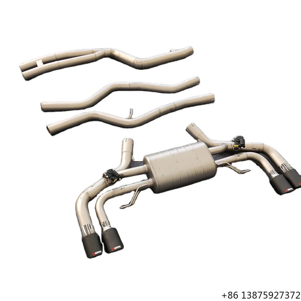 

Выхлопная система из нержавеющей стали Performance Catback для M3 M4 F80 F82 3.0T с дистанционным управлением клапаном и глушителем