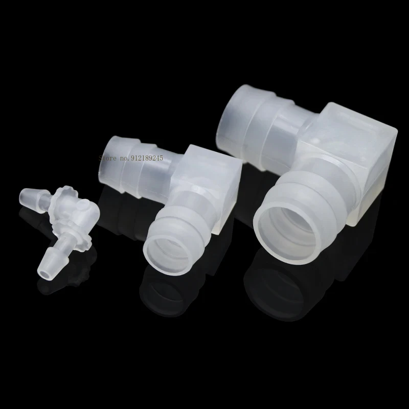 خرطوم على شكل حرف L مشترك متساوي القطر الزاوية اليمنى البلاستيك حوض السمك انبوب ماء موصل ملحق مشترك #3