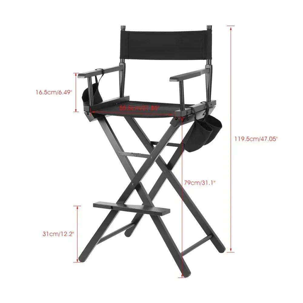 Foldable  Chair  Professional Makeup Artist Directors Chair Wood Lightweight Foldable  Foldable  Chair