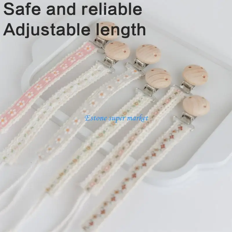 090B multifunction & Stylish Colorful Pacifier Clip Pacifier Leash for Baby Elegant Colorful Pacifier Holder Newborns Pacifier