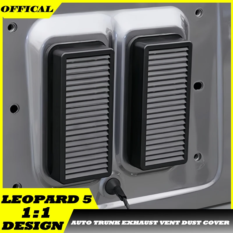 

Auto Trunk Exhaust Vent Dust Cover Fit for BYD Leopard 5 Modified Auto Tailgate Air Filter Element Filter Grid Car Upgrade Parts