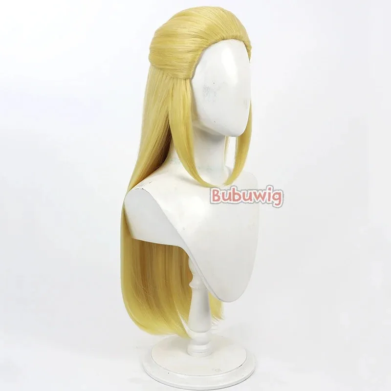 CyBubuwig الشعر الاصطناعية الأميرة زيلدا تأثيري الباروكات الأميرة زيلدا 80 سنتيمتر المرأة طويلة مستقيم شقراء حفلة كوس شعر مستعار مقاومة للحرارة