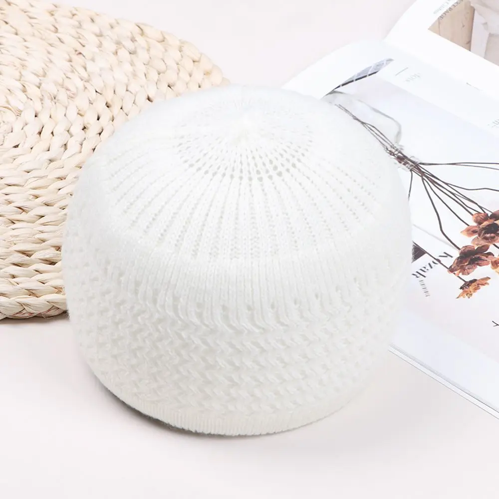 New Winter Knitted Hat Men Prayer Muslim Cap Skull Cap Beanies Cap Mosque Hats Muslim Cap