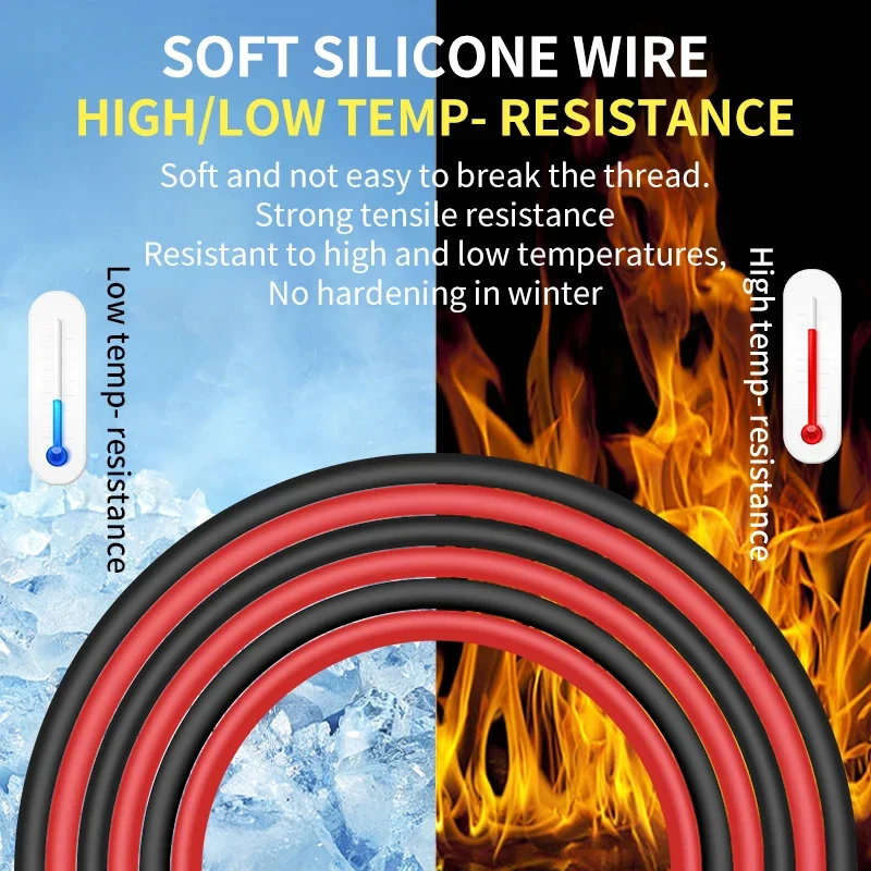 LUXIANZI Stainless Steel Multimeter Test Leads 20A 1000V Super Conducting Measuring Meter Silicone Wires Probe Wire Pen Cable