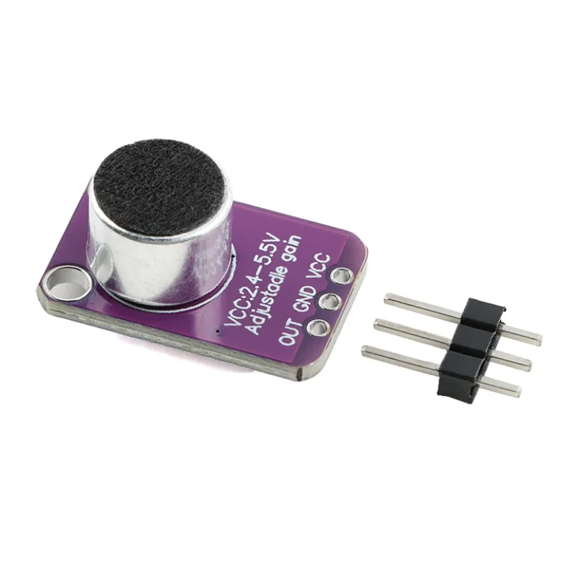 2pcs MAX4466 Sound Sensor Module Microphone Preamplifier