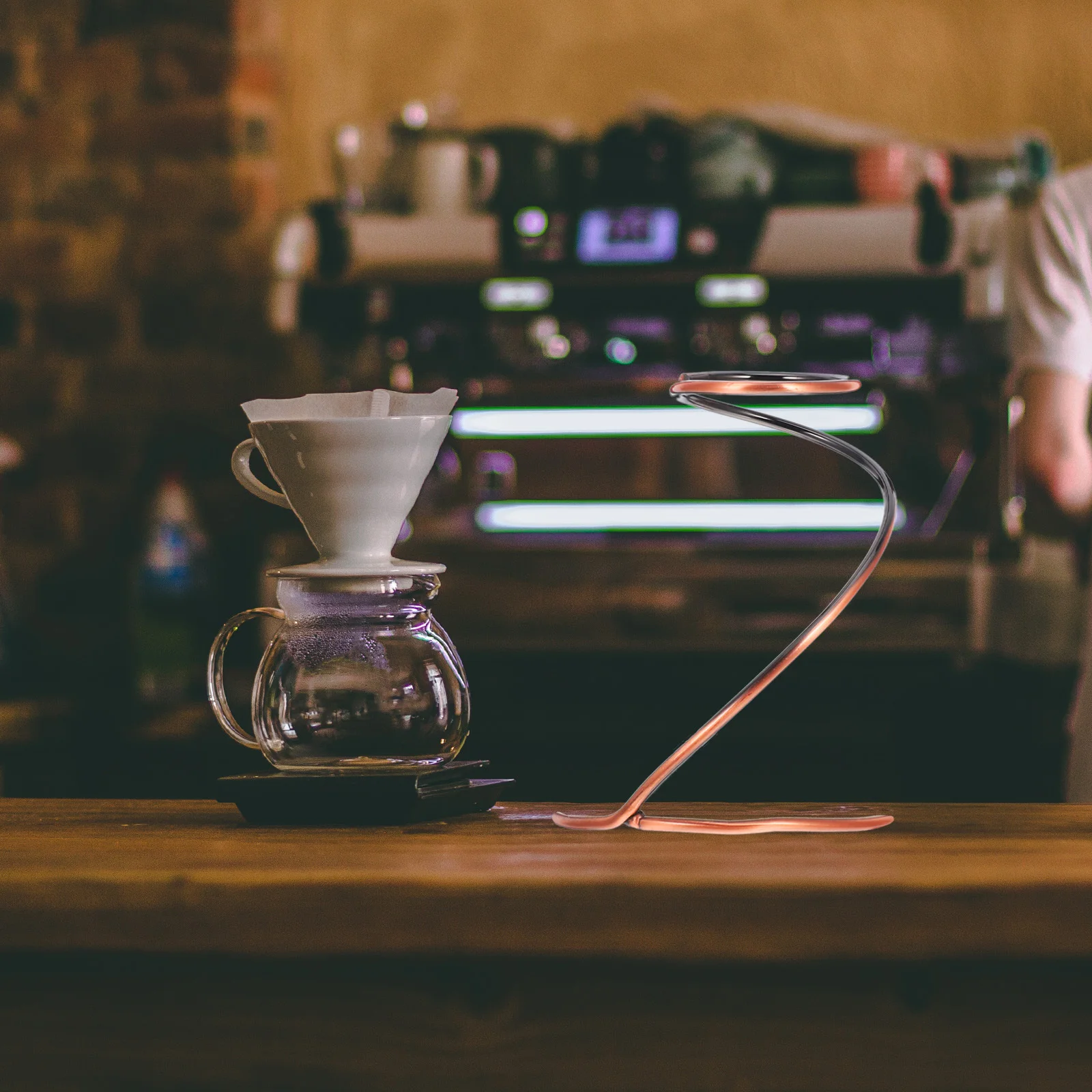 

Dripper Stand Stable Base Hand Coffee Filter Cup Holder Metal Rack Iron Stand