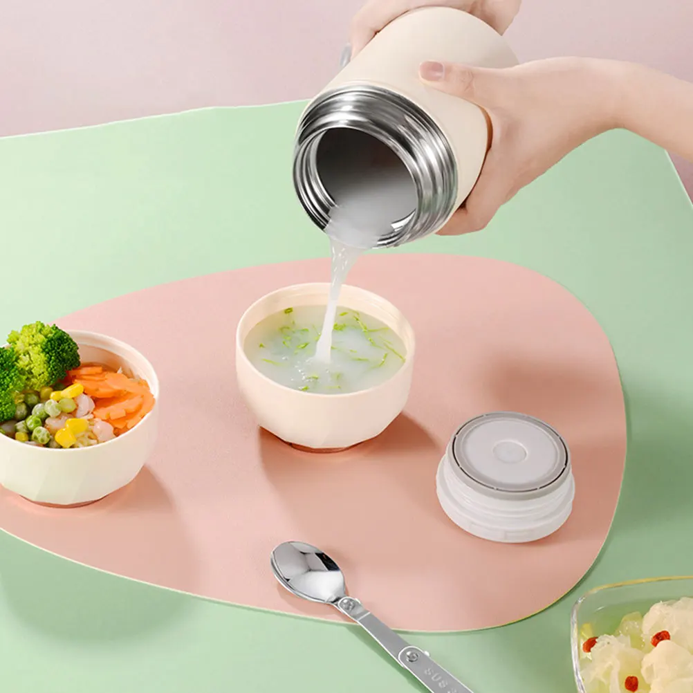 

Stainless Steel Vacuum Food Flask Mini Insulated Thermal Soup Cup Braised Beaker Heat Preservation Travel Porridge Jar