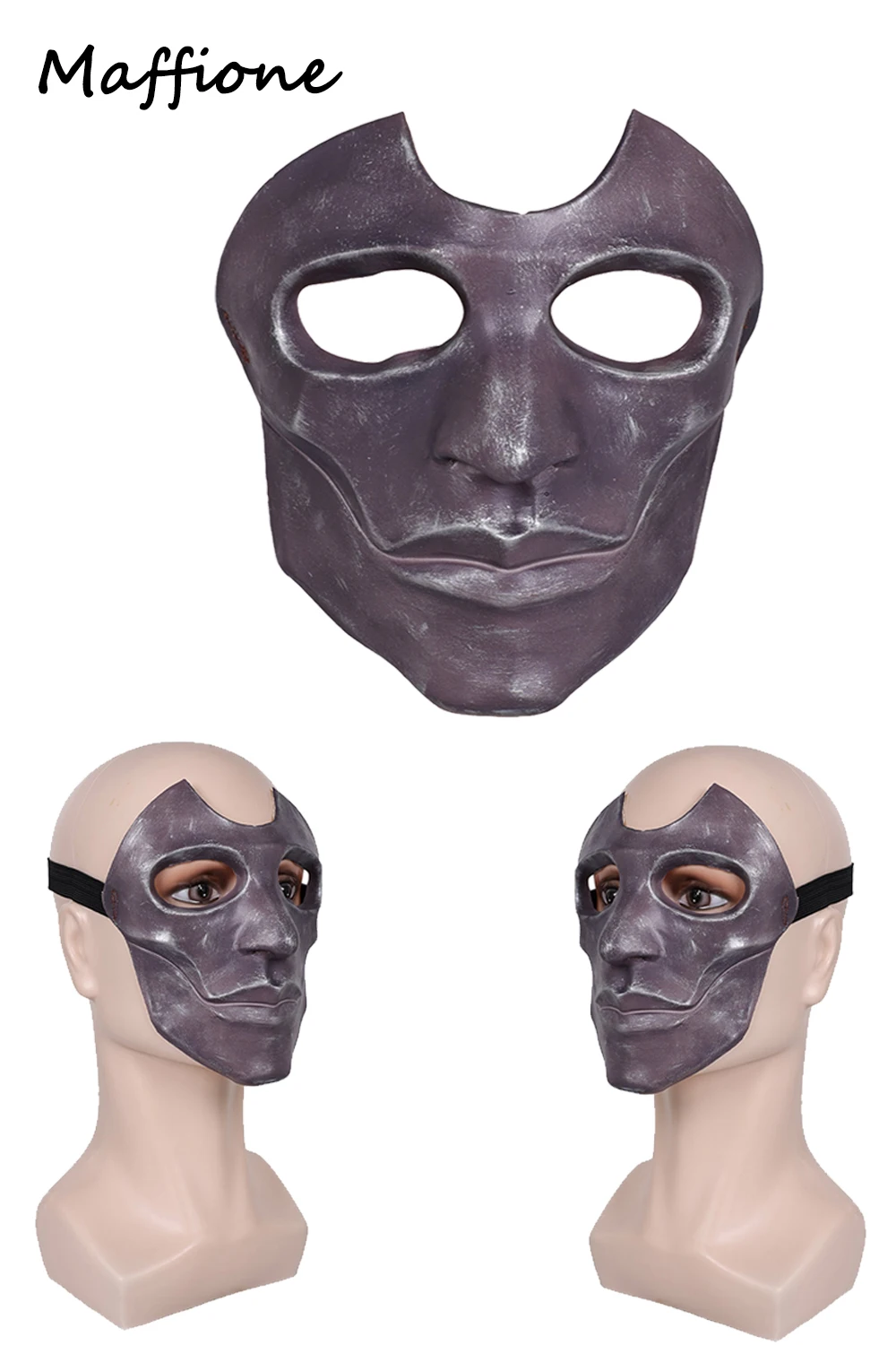 Game Balder Gate 3 Knight Cosplay Latex Masks Costume Accessories Mask Face Guard Disguise Adult Men Halloween Suit Prop