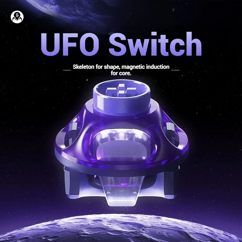New GravaStar UFO Magnetic Switch Deep Clacky Sound Hot Swap 40gf