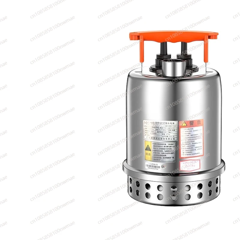 Bomba sumergible de acero inoxidable tipo QCK 304, bomba de drenaje pequeña de 220V, bomba de aguas residuales automática para sótano