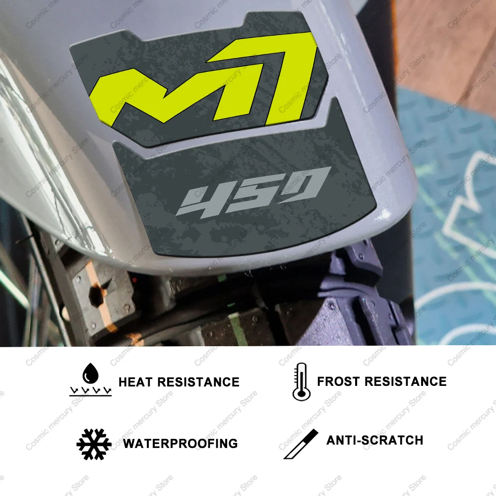 Motorcycle Side Decal Gas Knee Grip Protector Anti Slip Sticker Tank Traction Pad Anti-Scratch For CFMOTO 450MT CF 450 MT 450mt