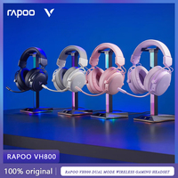 Rapoo VH800 dual mode wireless gaming headset RGB backlight Customized Noise-cancelling headphones 2.4G HIFI ergonomics Omni