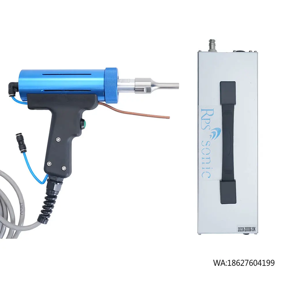 

Manure Belt Welding Machine Ultrasonic Spot Welder with Titanium Horn 35khz 800W Handheld Type Ultrasonic