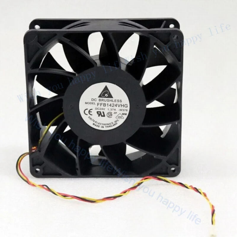 

Вентиляторы инвертора LL 1X DELTA DC BRUSHLESS FFB1424VHG 1.37A 140*140*50мм 3-контактные