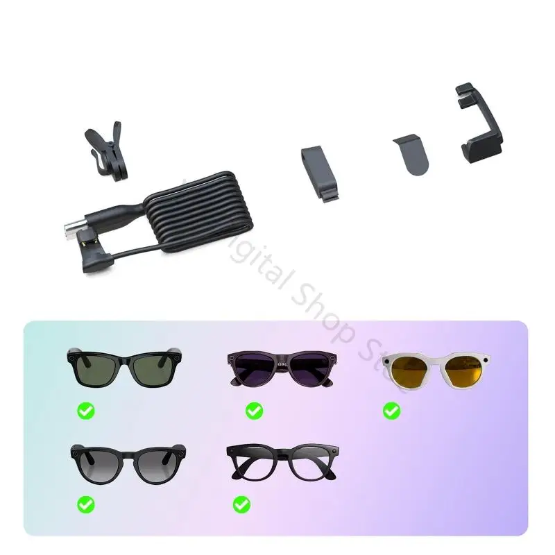 96BA Glasses Accessory with 1.5 m Cable Privacy Cover and Carry Case