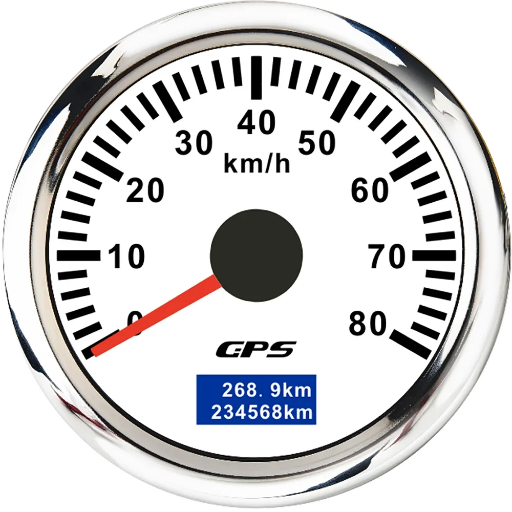 30/60/80/120/200 Km/h GPS Snelheidsmeter 52 MM Auto Vrachtwagen Snelheidsmeter meter Met GPS Antenne Met 7 Kleur Backlight 9-32 V