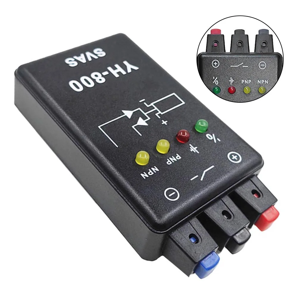 YH-800 Photoelectric Switch Tester, Proximity Switch, Magnetic Sensor PNP NPN Tester Metal Sensing Instrument 93*60*23mm