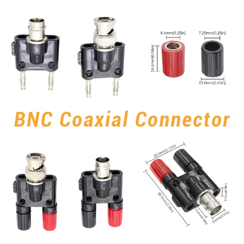 

RF коаксиальный коаксиальный разъем адаптер разветвитель BNC штекер до 4 мм двойной гнездовой разъем типа «банан» переплетный пост