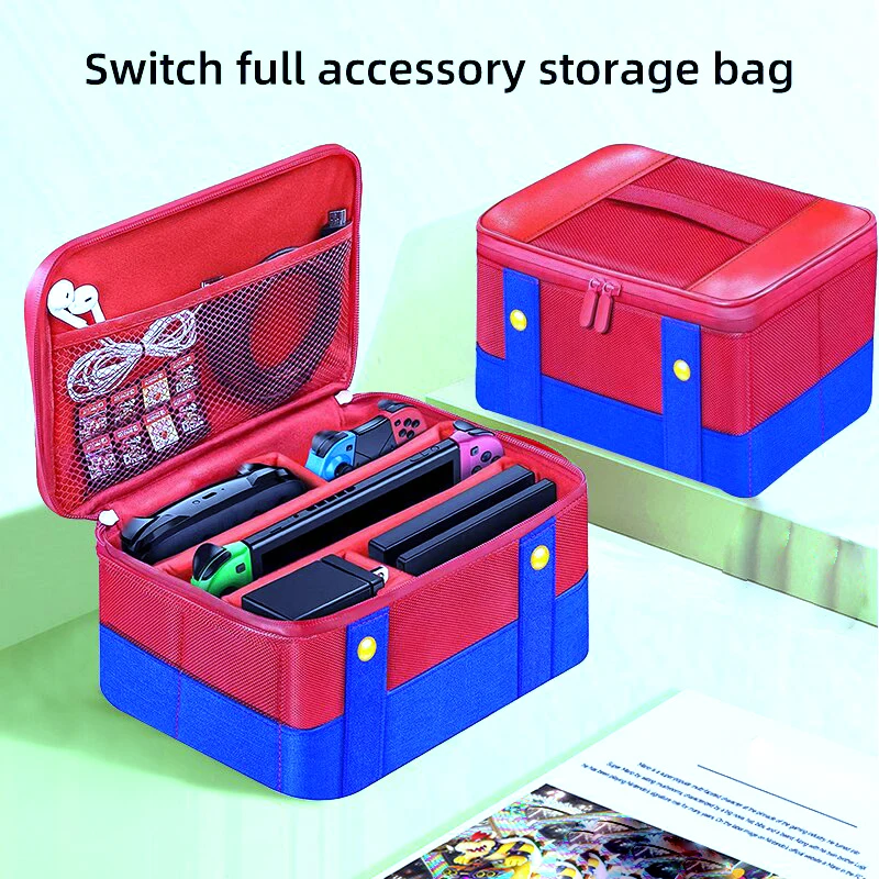 

Carrying Case for Nintendo SWITCH Protection Bag for Switch Game Console Large Capacity Storage Bag Travel Pocket NS Accessories