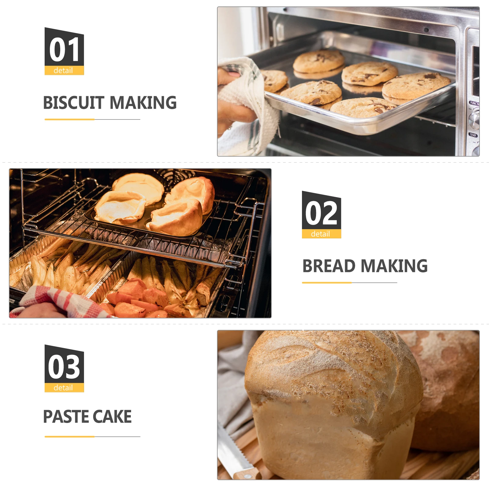 

4pcs Aluminum Alloy Cake Mold Nonstick Baking Pan for Oval Shape Loaf Pans Oven Safe Easy Clean DurabilityCakePan