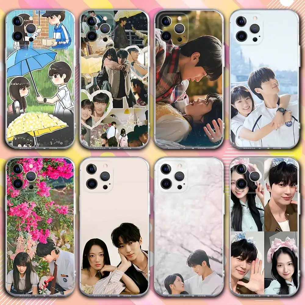 

L-Lovely TV R-Runner Phone Case For iPhone 17,16,15,14,13,12,11 Pro,Max,Plus,X,XS,XR,SE4,E Mini Transparent Soft Cover