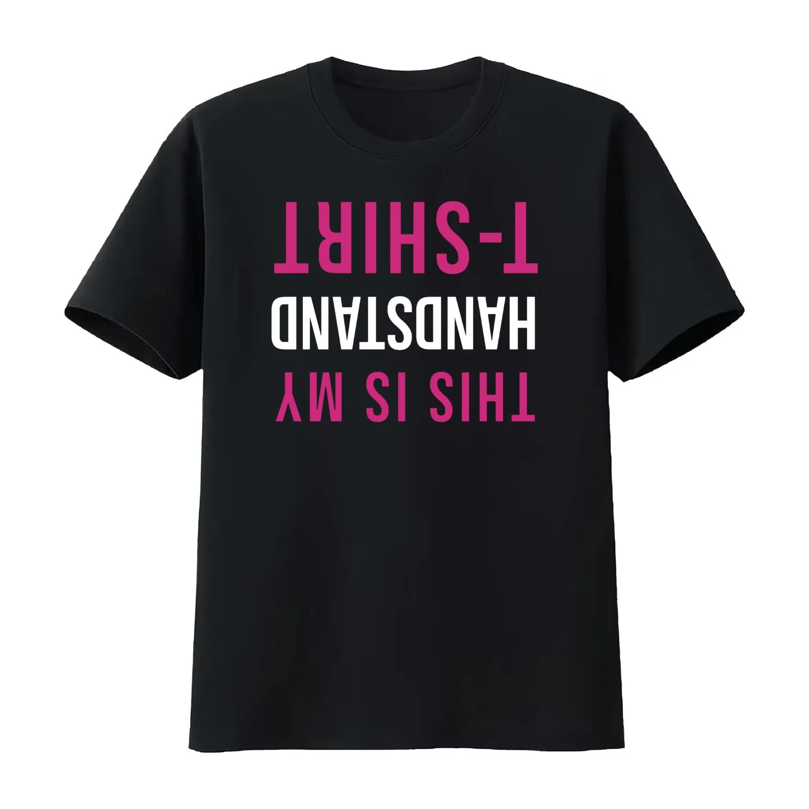This Is My Handstand T-Shirt Summer Casual Cotton Tee Oversized Streetwear Tops Vintage Graphic Print Loose Fit Short Sleeve