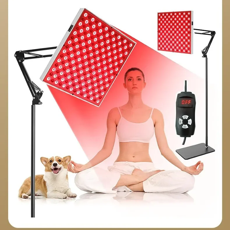 Red Light Therapy Lamp Hanging Baking Beauty 45W Facial Infrared Lamp