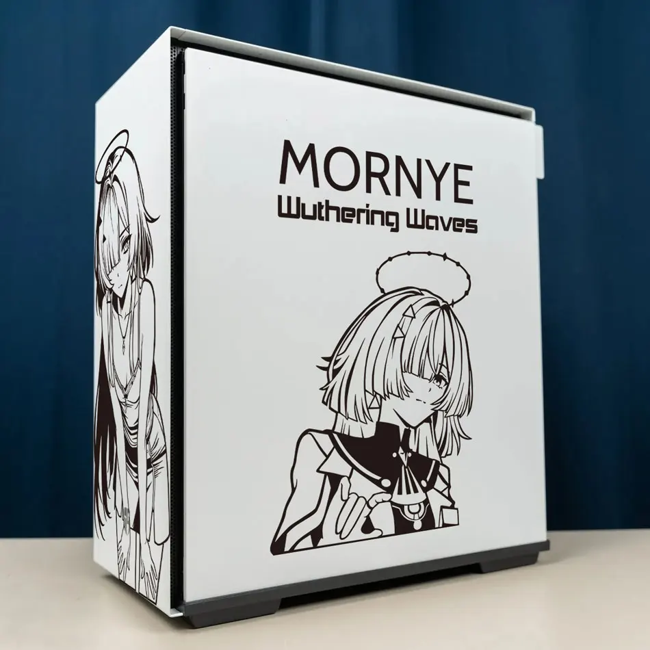 Mornye Wuthering Waves Anime Stickers for PC Case,Cartoon Decor Decals for Atx Computer Chassis