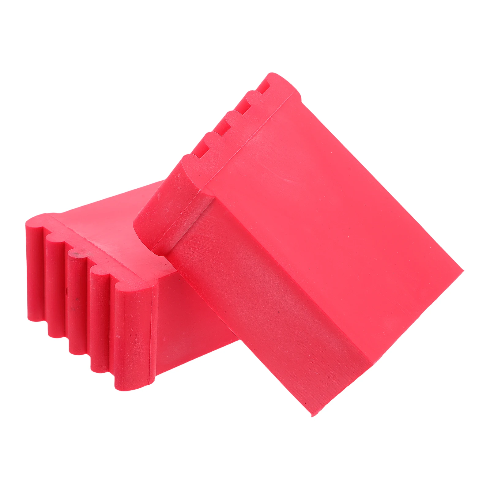 2 Pcs Ladder Foot Cover Feet Mat Anti Slip Cushions Protection Cap Extension Pads Red