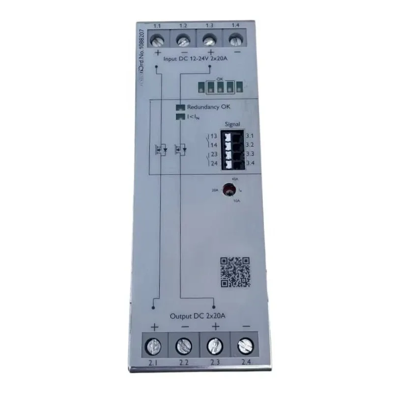 1088206 New Contact Redundancy Module QUINT4-ORING/12-24DC/2X10/2X10 Phoenix Contact 1088206