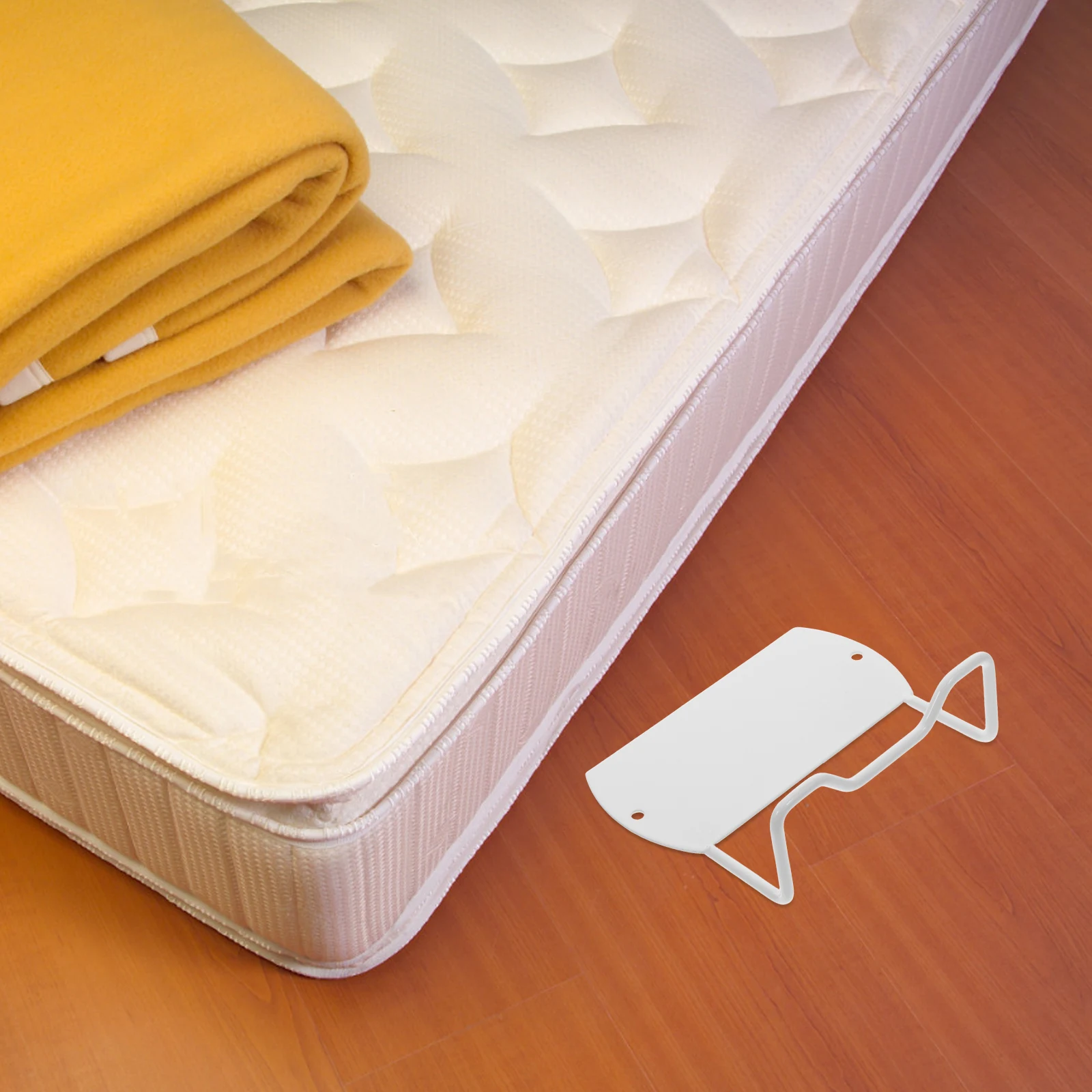 

2 Pcs Retainer Bars Non Slip Gripper Gaskets for Metal Bed Frame Adjustable Mattress Lifter Tool White Furniture Parts