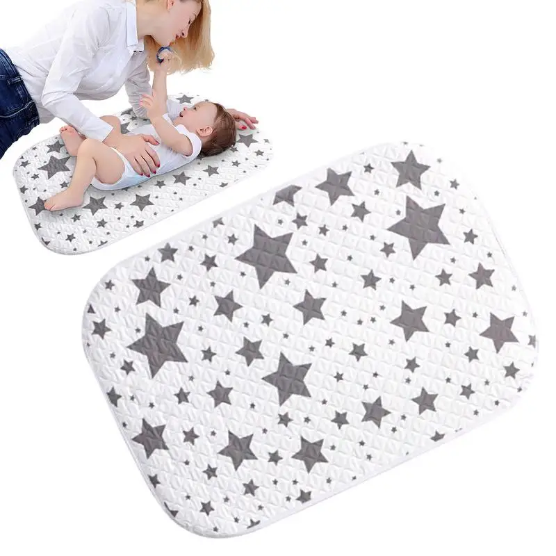 

Changing Pad Cover Soft Diaper Pad Cover For Diaper Change Reusable Baby Changing Table Pad Waterproof Diaper Bag Changing Pad