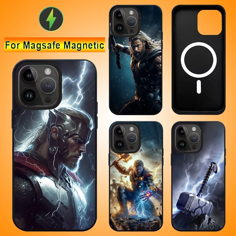 T-Thunderous Phone Case For IPhone 15 14 13 Pro Max 11 12 Mini Alex Mirror For Magsafe Wireless Charging Cover